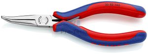 Electronics kliešte 145 mm s vyhnutými čeľusťami KNIPEX 07908