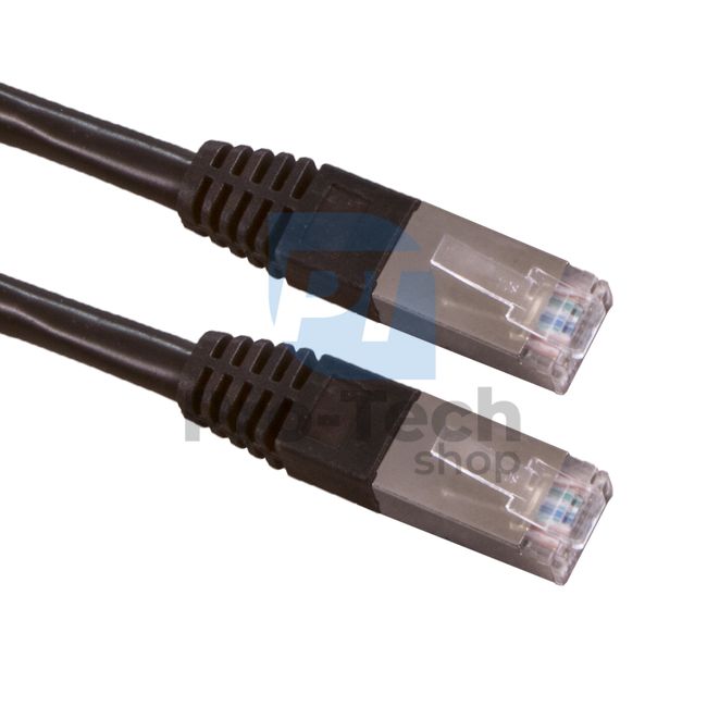 Kábel FTP Cat. 6 Patchcord RJ45, 0,25m, čierny 72484
