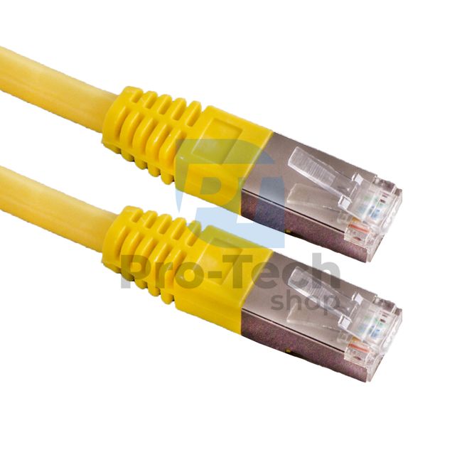 Kábel FTP Cat. 6 Patchcord RJ45, 0,5m, žltý 72492