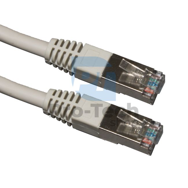 Kábel FTP Cat. 6 Patchcord RJ45, 10m, šedý 72512