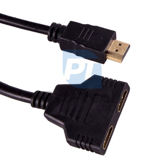 Kábel HDMI - 2HDMI splitter 0,3m 72360
