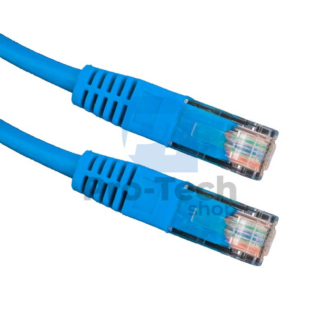Kábel UTP Cat. 6 Patchcord RJ45, 0,5m, modrý 72475