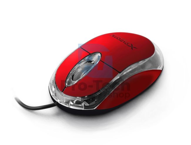Myš 3D USB CAMILLE, červená 73441