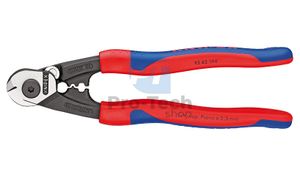 Nožnice na oceľové lanká 190 mm s multi-komponentnými rukoväťami KNIPEX 08576