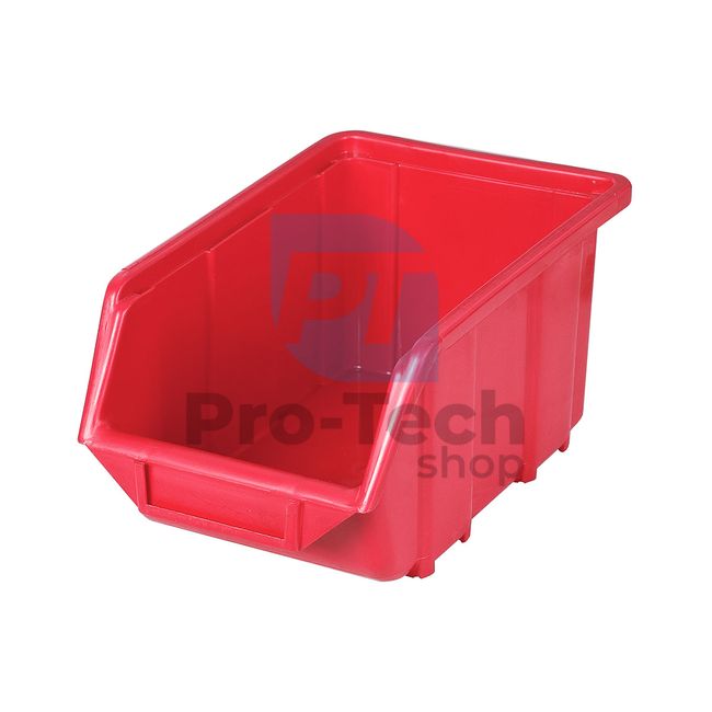Plastový box Ecobox stredný, červený 60113